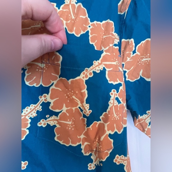 Tori Richard uniform Short Sleeve Blue Shirts for Men Small - Picture 4 of 4